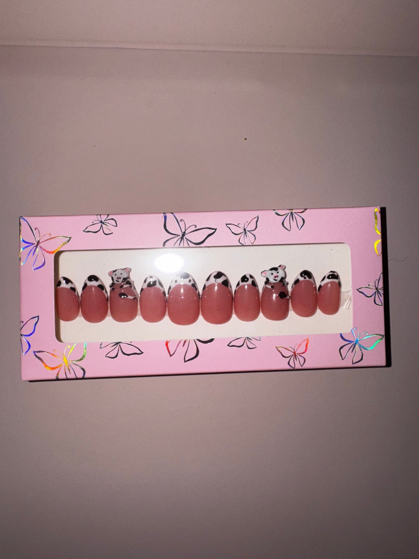 Blushing bovine premade set